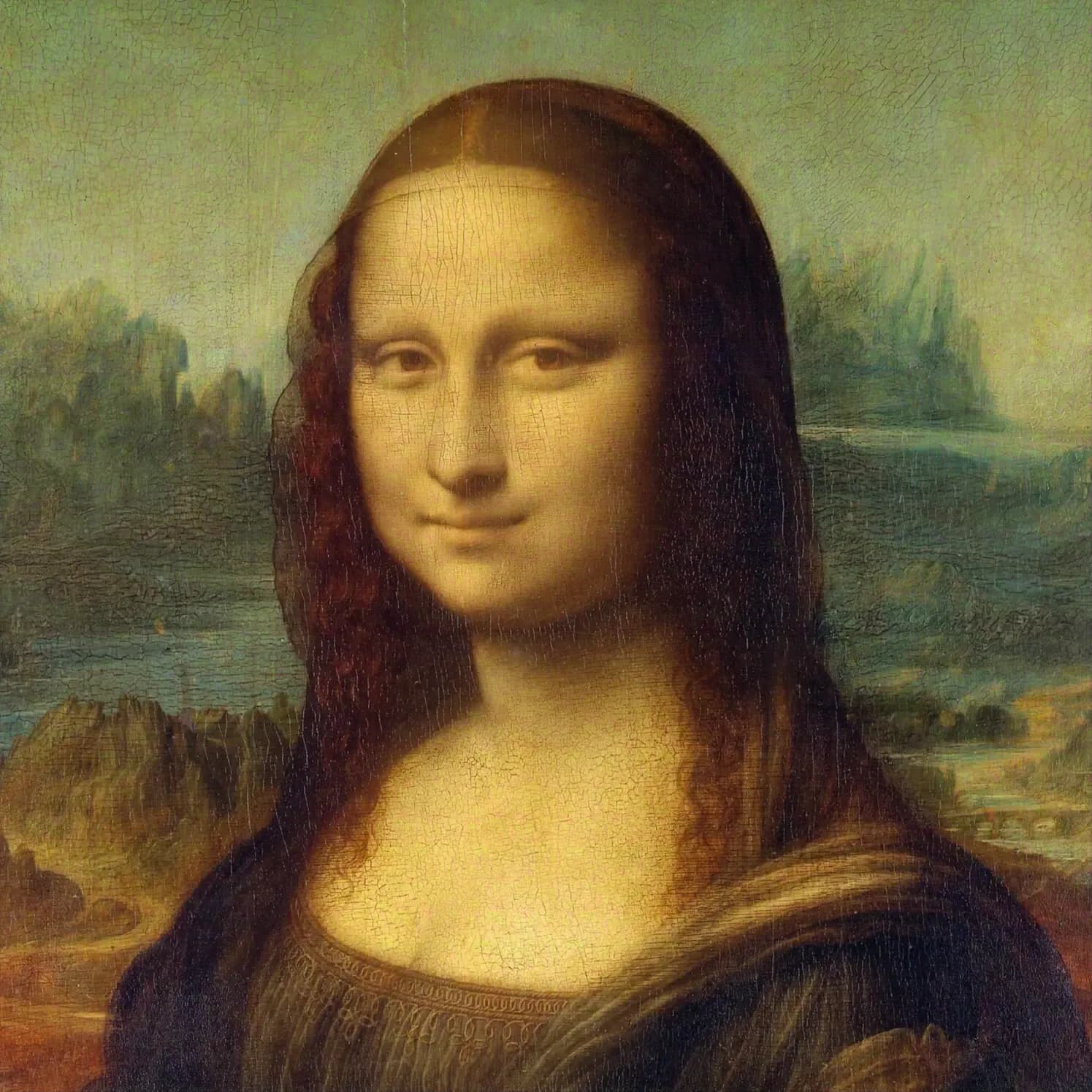 Watermarked Mona Lisa